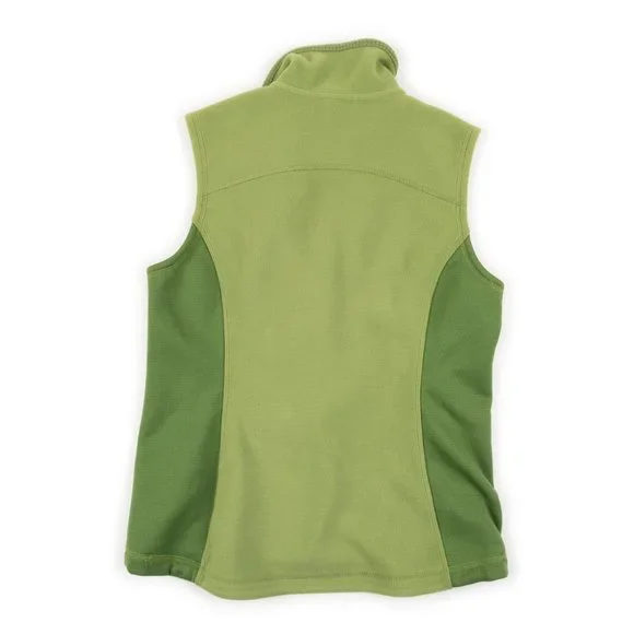 L.L. BEAN Polartec green fleece vest size S - Picture 3 of 10